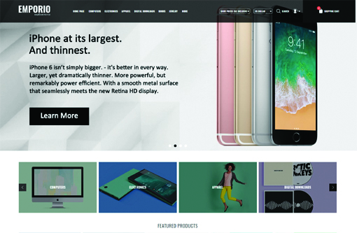 The 'Emporio' nopCommerce multipurpose theme