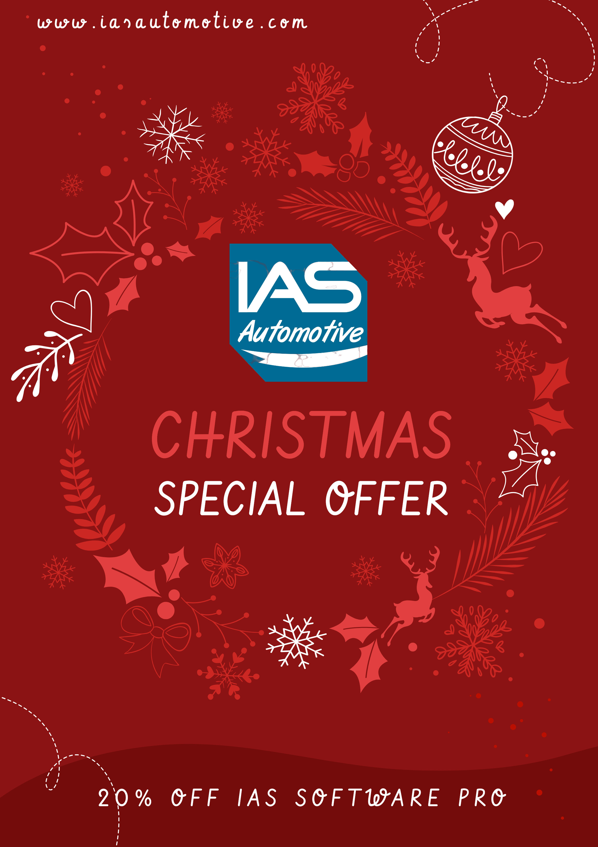 IAS Online (I/O Automotive Solutions). Christmas & New Year Offer 2024.